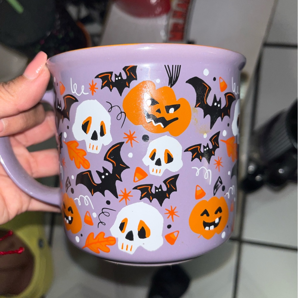 Cute doodle Halloween mug